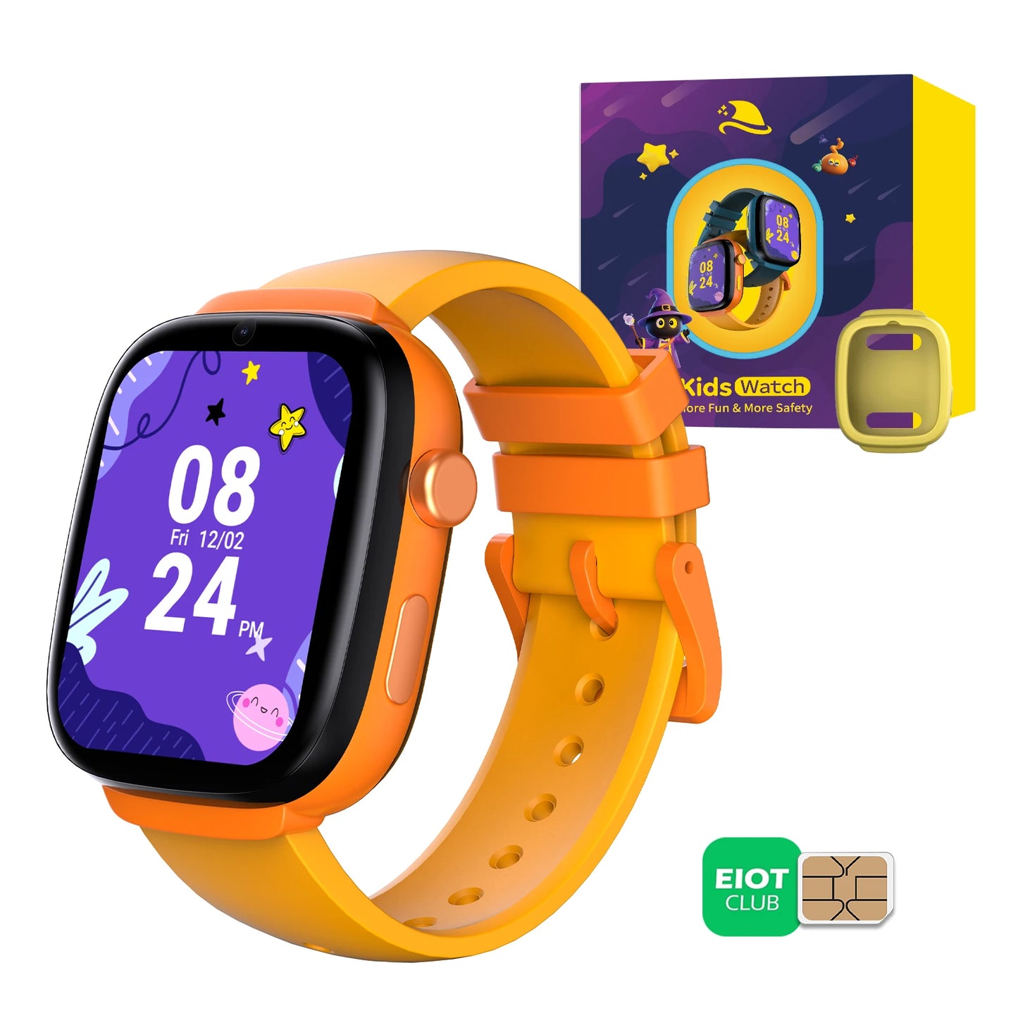 EIOTMART 4G Kids Smartwatch GPS With SOS And Parental Controls
