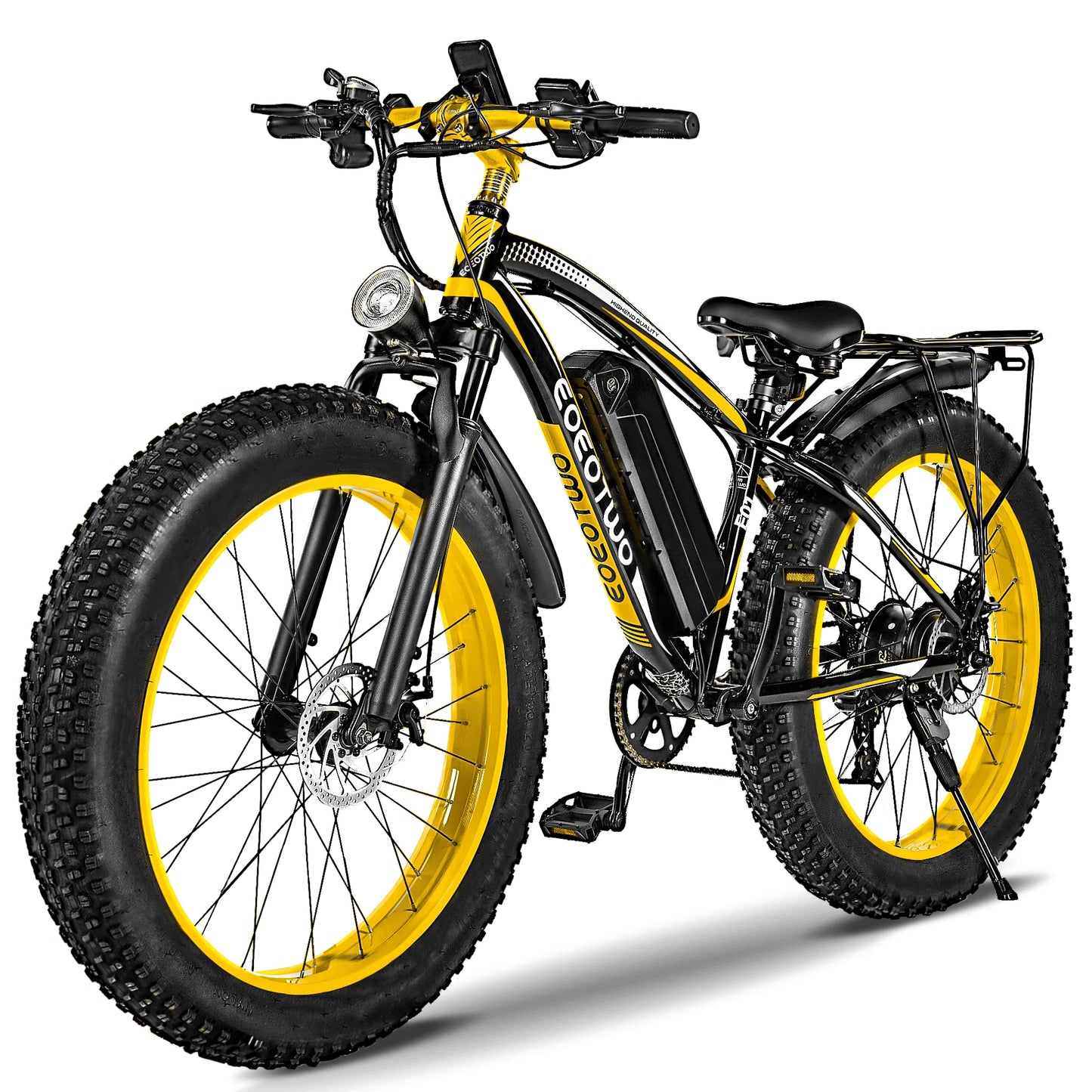 EOEOTWO 1500W Fat Tire Electric Bike For Adults 34MPH 48V Long Range