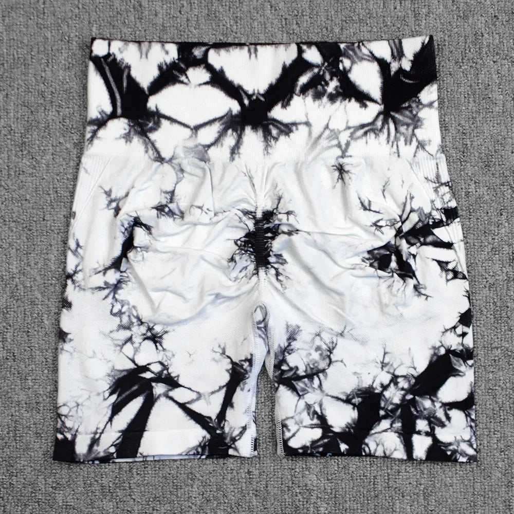 Women's High Elastic Yoga Shorts For Gym And Running