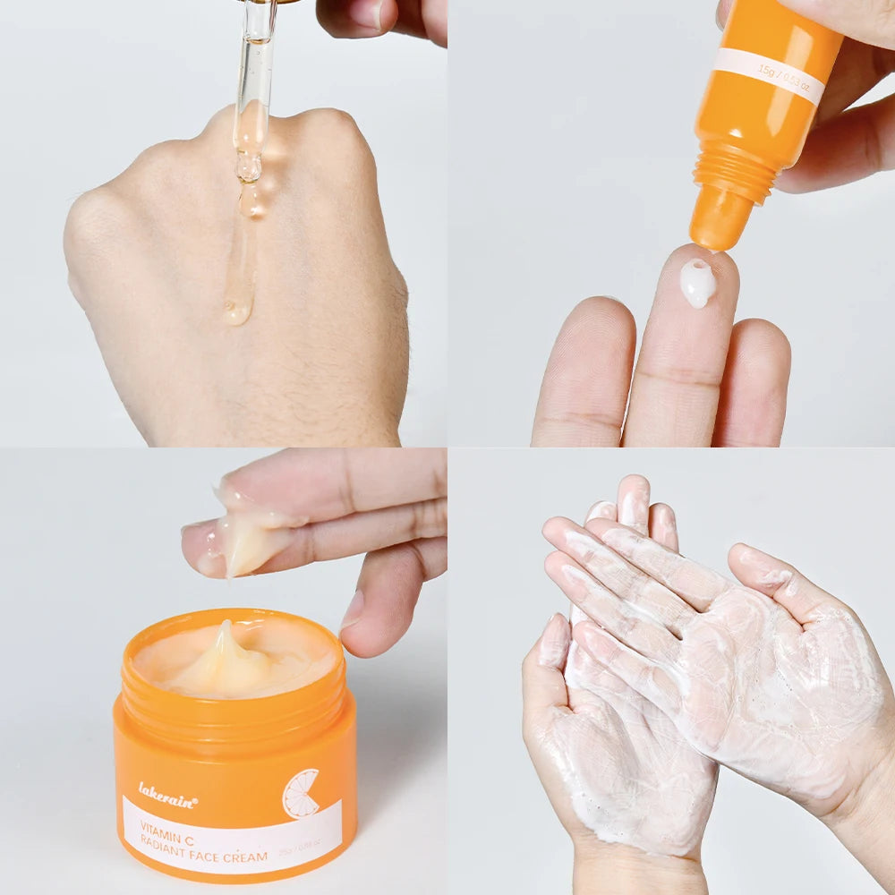 Ibcccndc Vitamin C Skin Care Set For Brightening And Nourishing