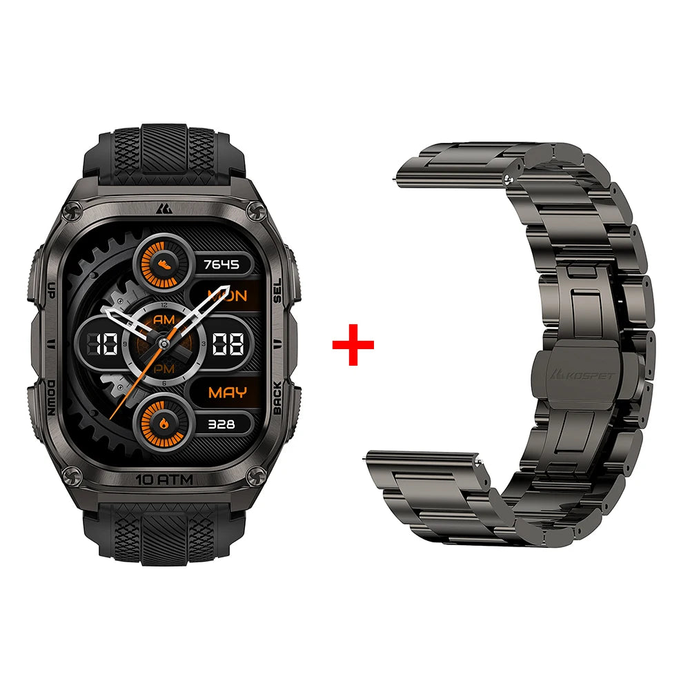 KOSPET Tank M4 Smart Watch GPS Offline Maps 10ATM Waterproof
