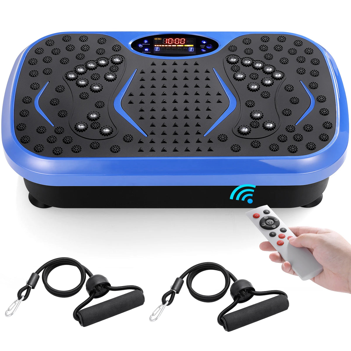 Homfa Vibration Plate Exercise Machine With Loop Bands