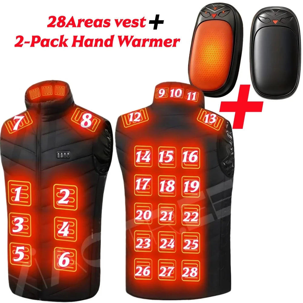 XIAOTREECN Heated Vest for Men and Women Thermal USB Jacket