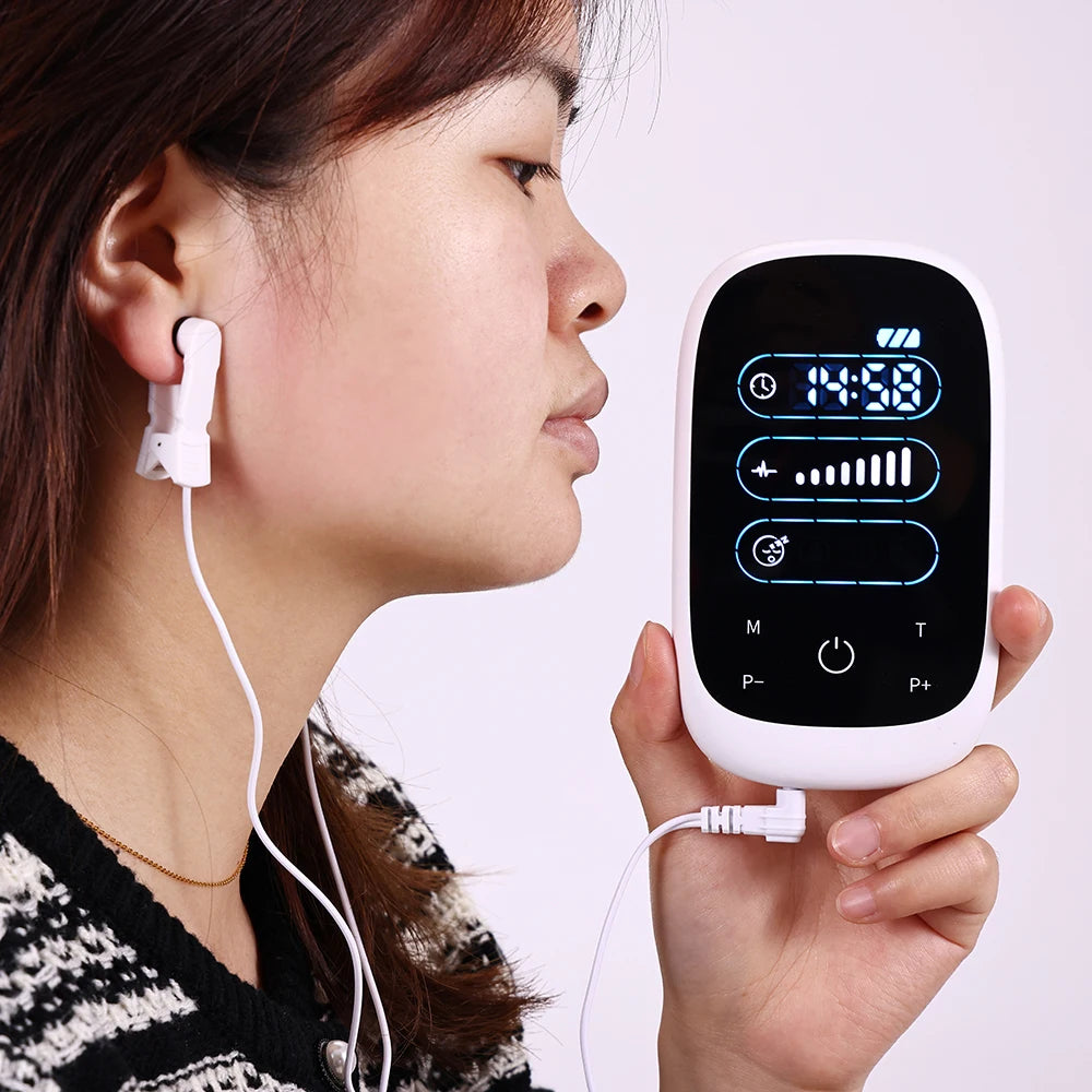 ATANG CES Device Brain Stimulation Therapy SleepAid Insomnia Earclip