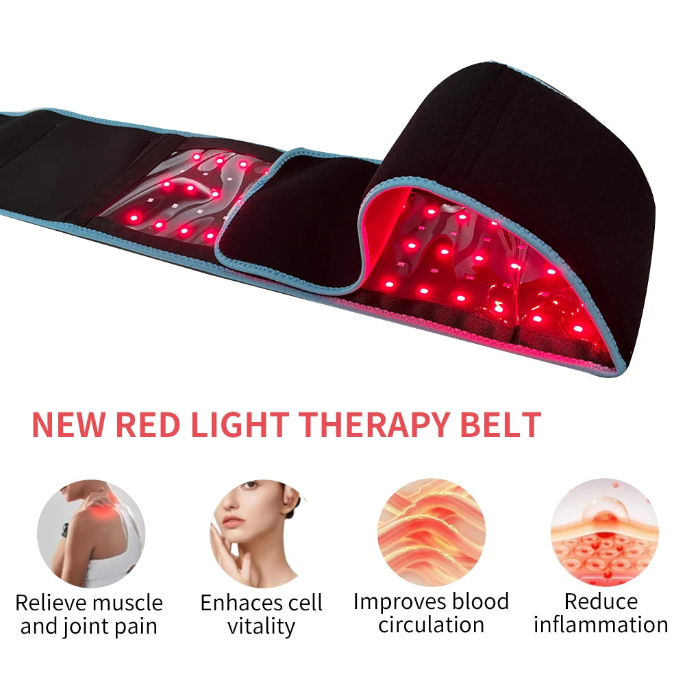 Near Infrared Red Light Belt 660nm 850nm For Muscle Relaxation