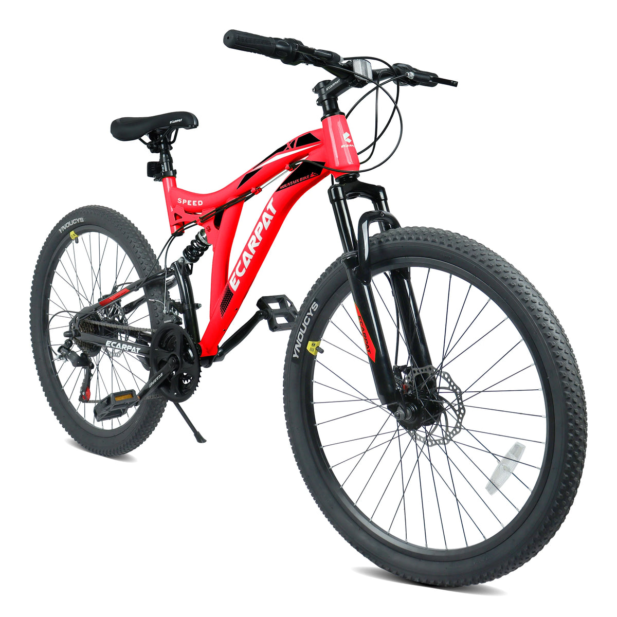 Full Suspension Mountain Bike With Alloy Frame And Disc Brakes