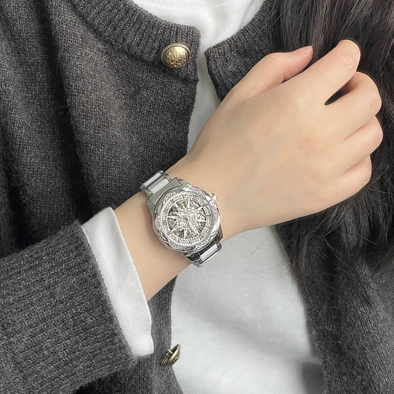 CILOA Ladies Automatic Mechanical Watch Waterproof Gift