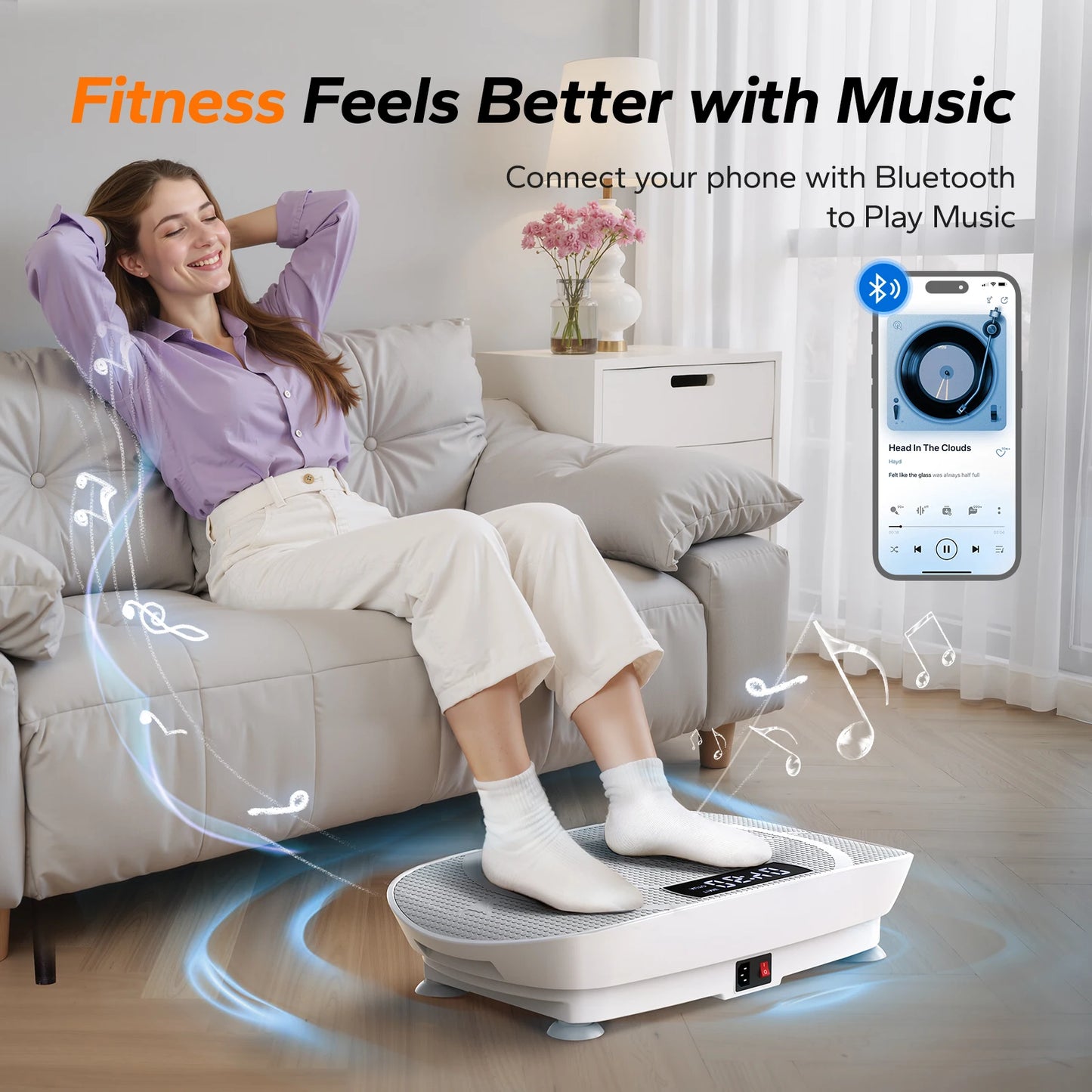 MERACH Whole Body Vibration Plate Exercise Machine For Fat Loss