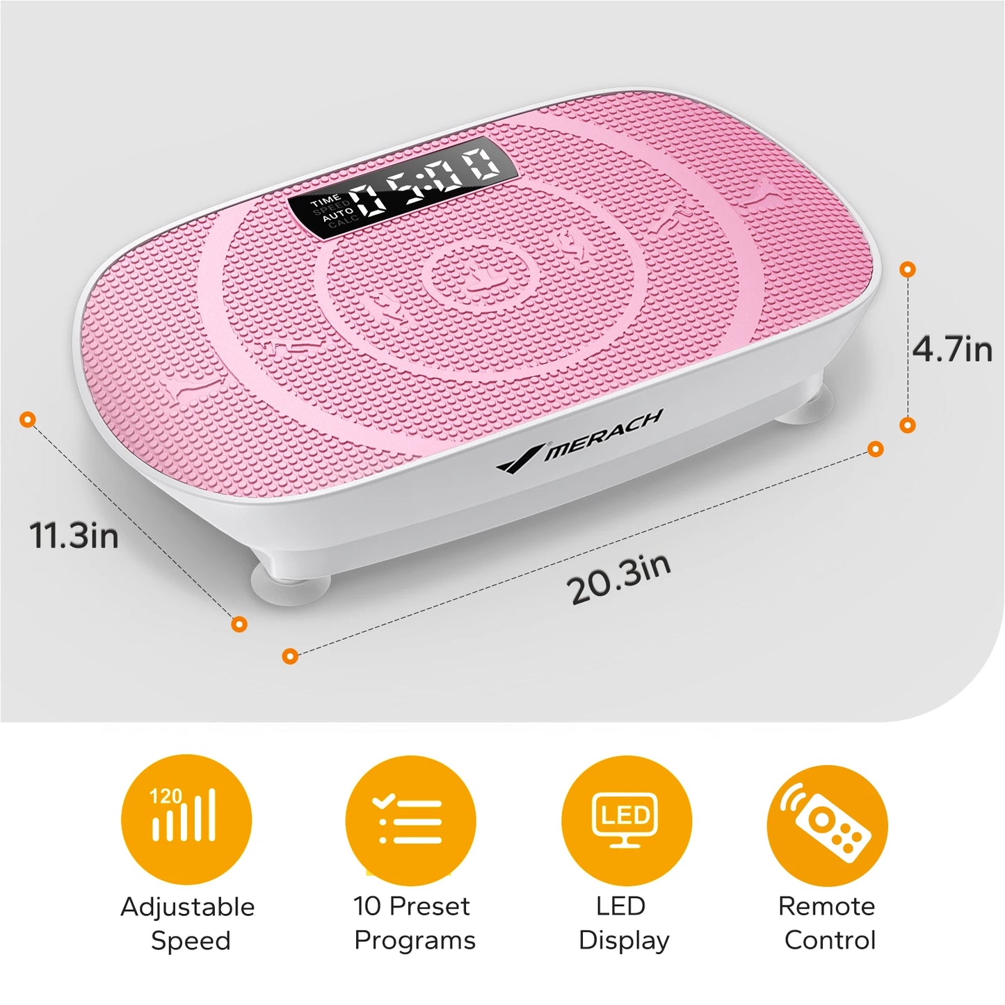 MERACH Whole Body Vibration Plate Exercise Machine For Fat Loss