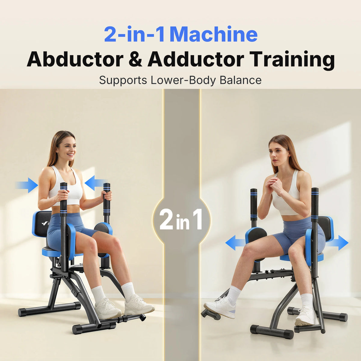Merach Hip Abductor Leg Trainer With Bands