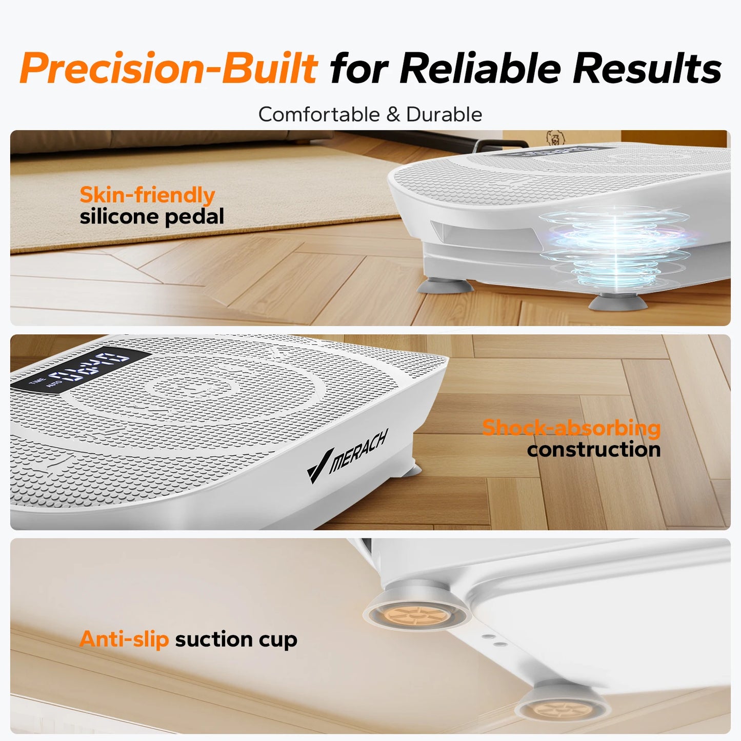 MERACH Whole Body Vibration Plate Exercise Machine For Fat Loss