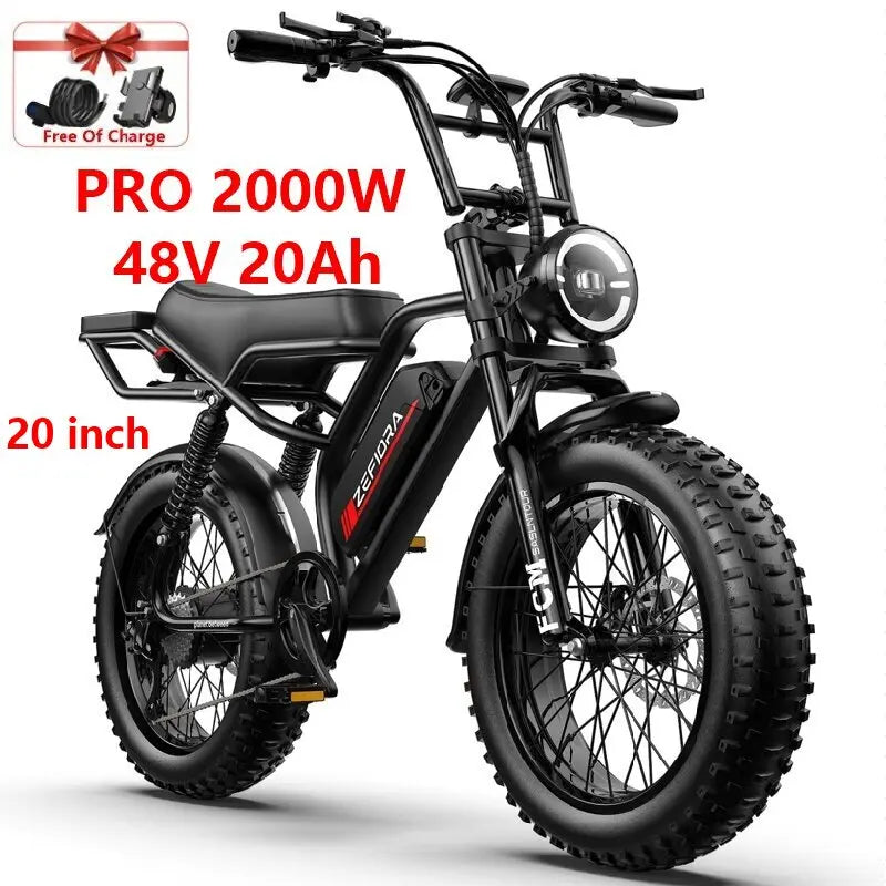 ZEFIORA Wild Beast Electric Bike UL2849 48V Front Brake