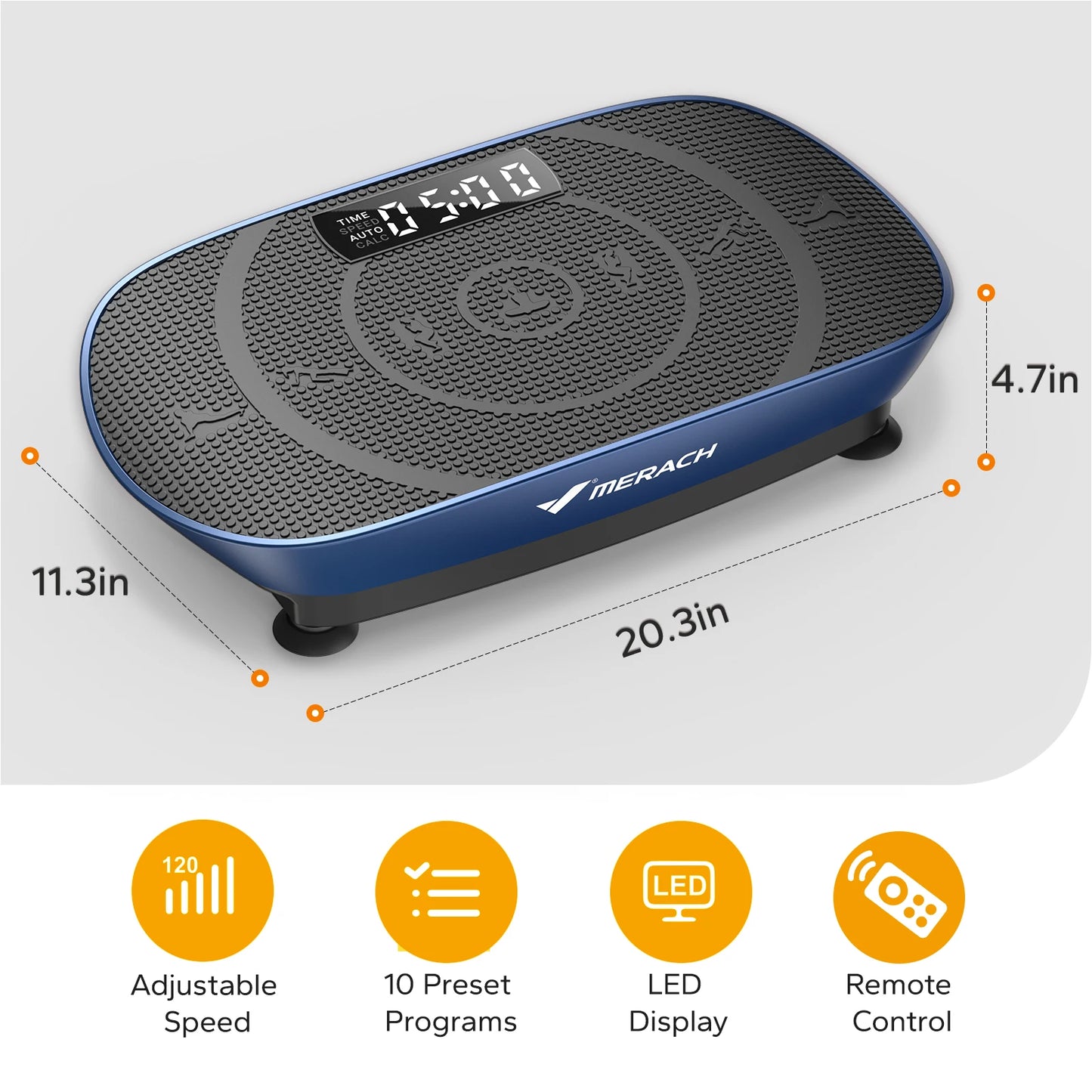MERACH Whole Body Vibration Plate Exercise Machine For Fat Loss