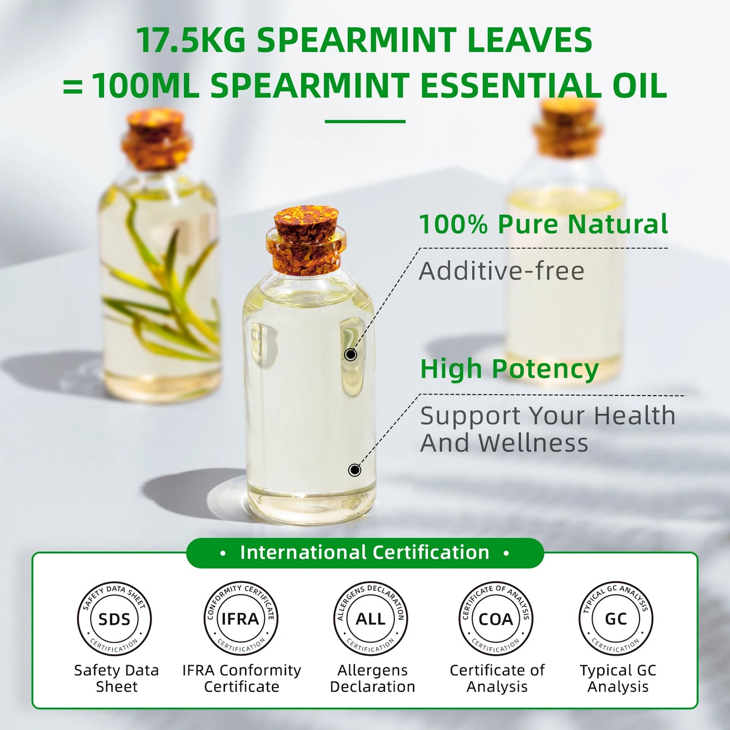 HIQILI Spearmint Vanilla Rose Cinnamon Lemon Essential Oil For Diffuser