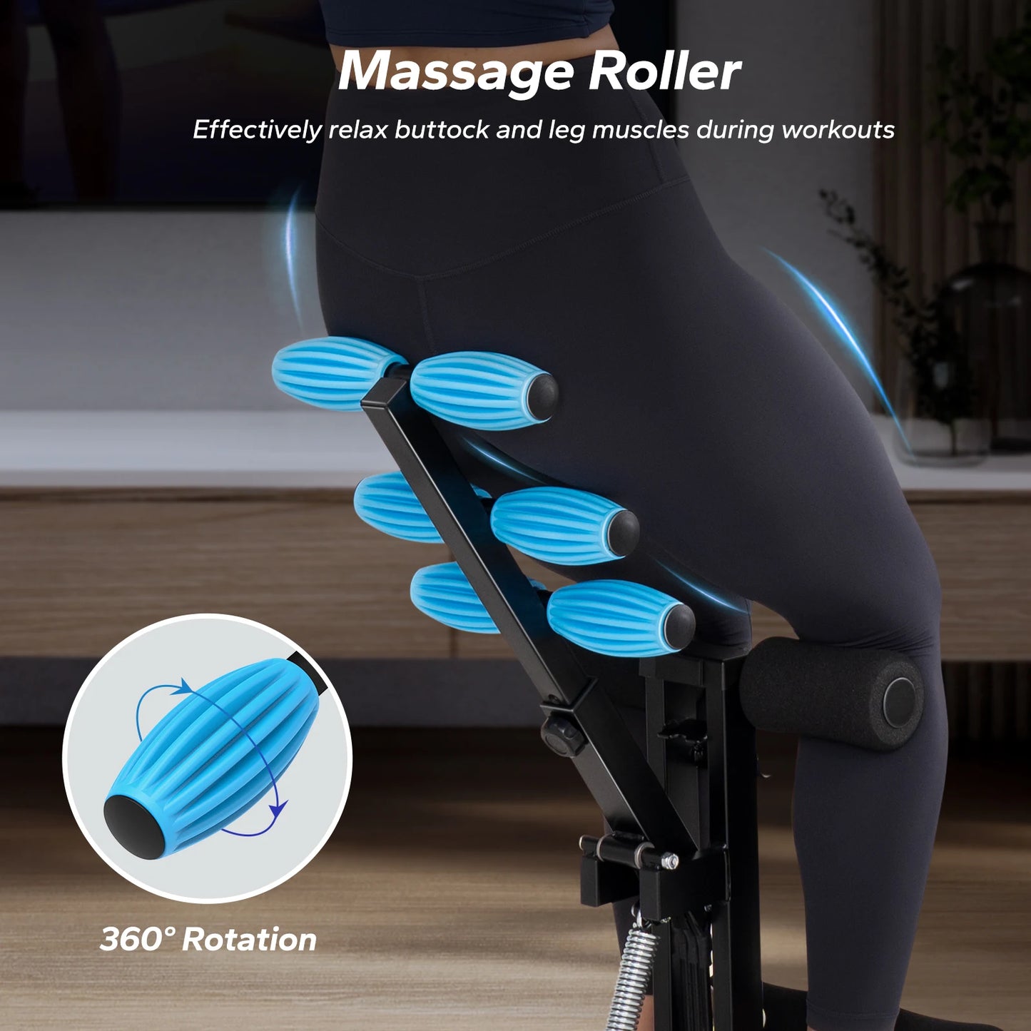 MERACH Deep Squat Machine Glutes Trainer For Leg Core Workout