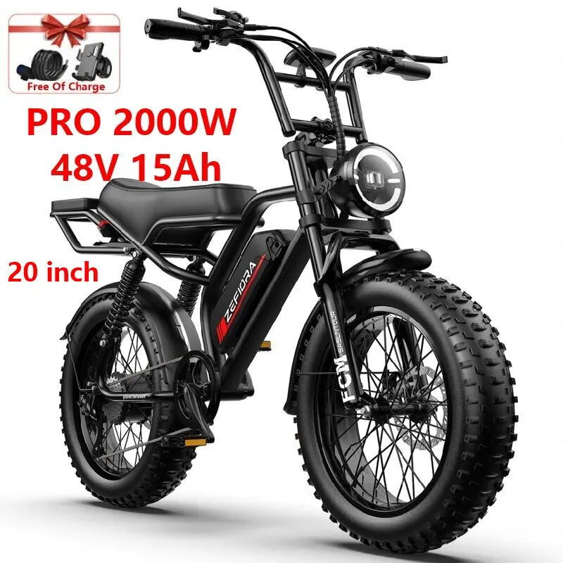 ZEFIORA Wild Beast Electric Bike UL2849 48V Front Brake