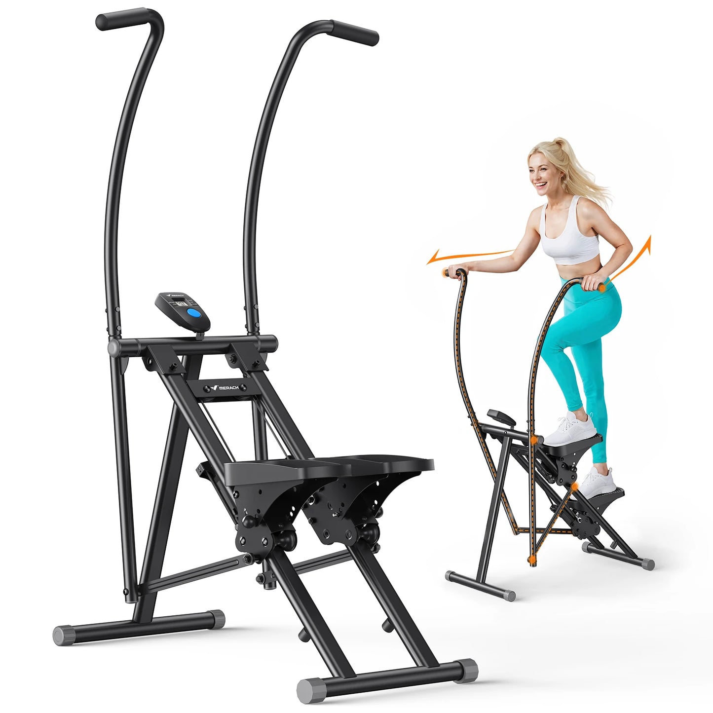 MERACH Stair Stepper Compact Folding Climber For Full Body Workout