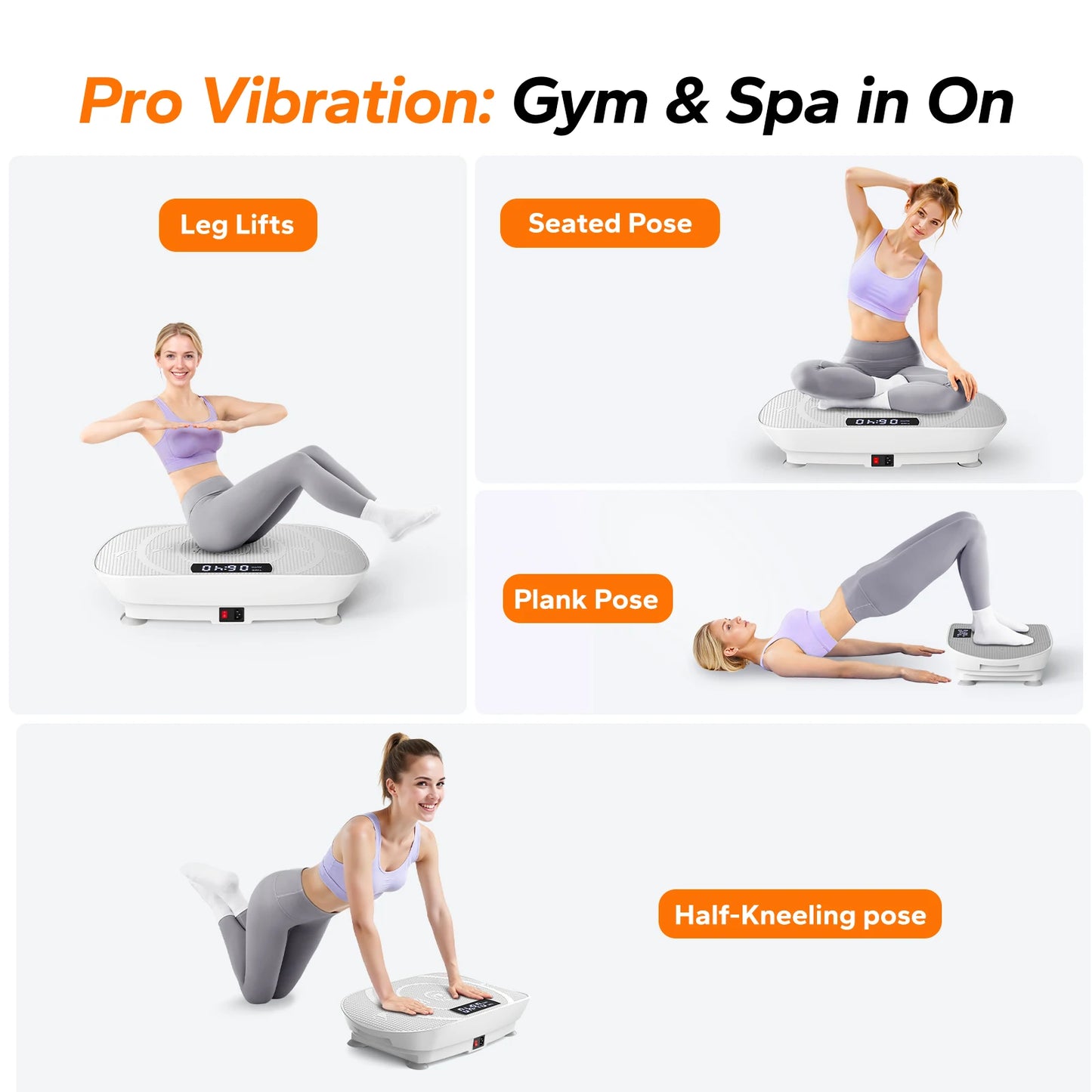 MERACH Whole Body Vibration Plate Exercise Machine For Fat Loss