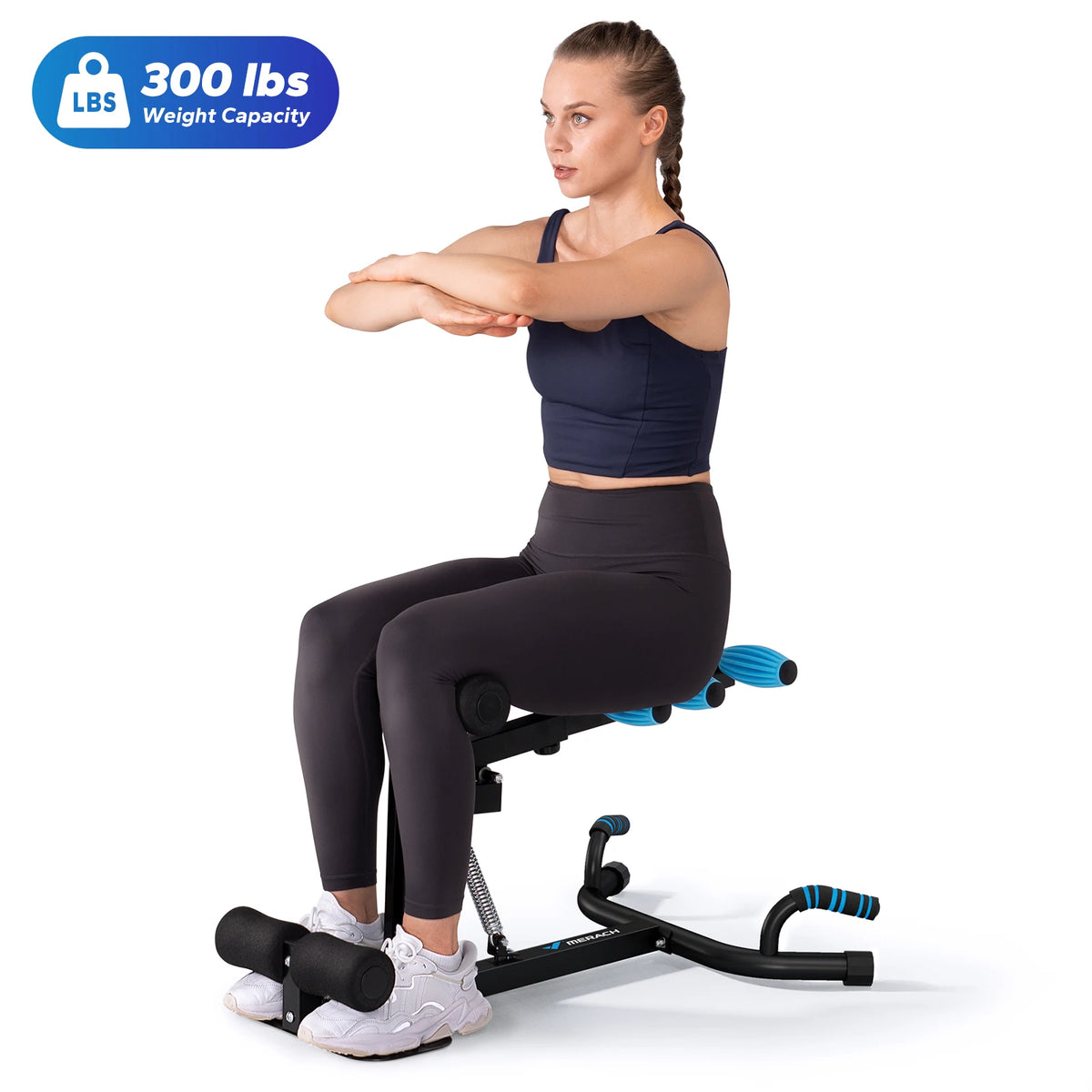 MERACH Adjustable Deep Squat Trainer for Core and Leg Workouts