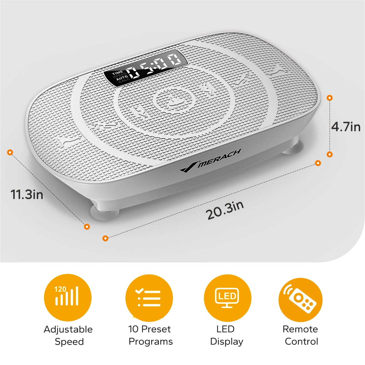 MERACH Whole Body Vibration Plate Exercise Machine For Fat Loss