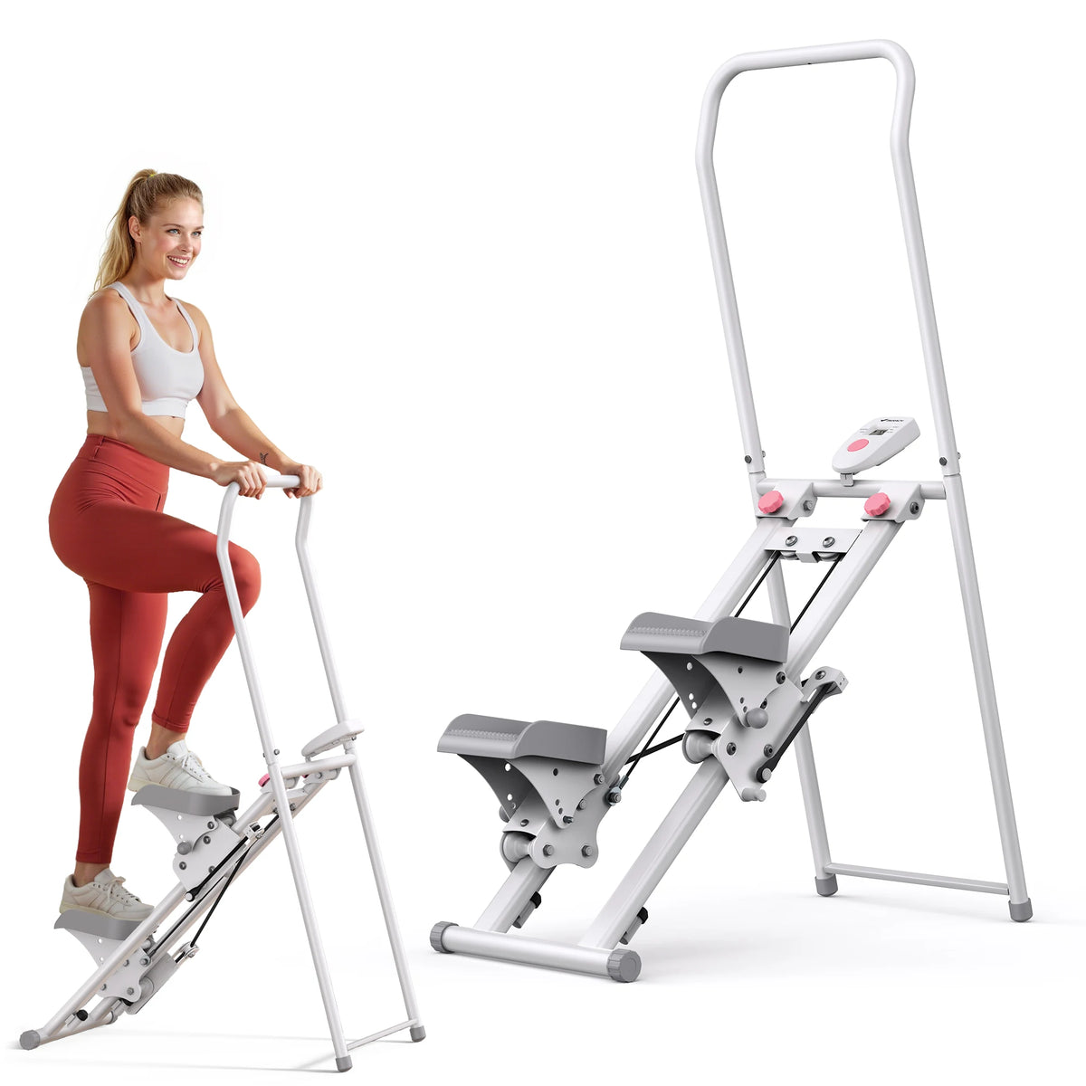 Merach Compact Folding Stair Stepper For Home Gym Full Body Workout