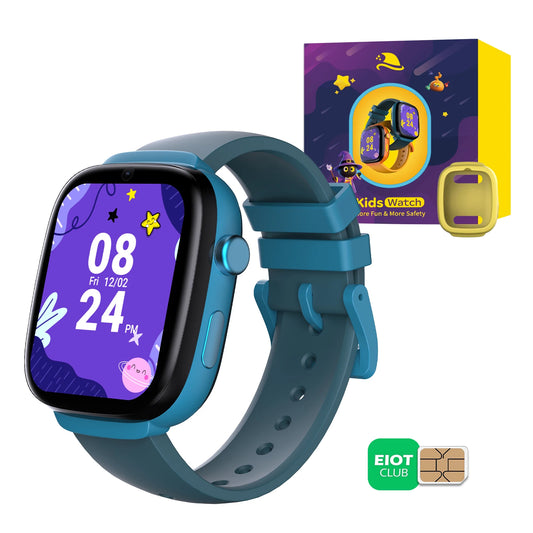 EIOTMART 4G Kids Smartwatch GPS With SOS And Parental Controls