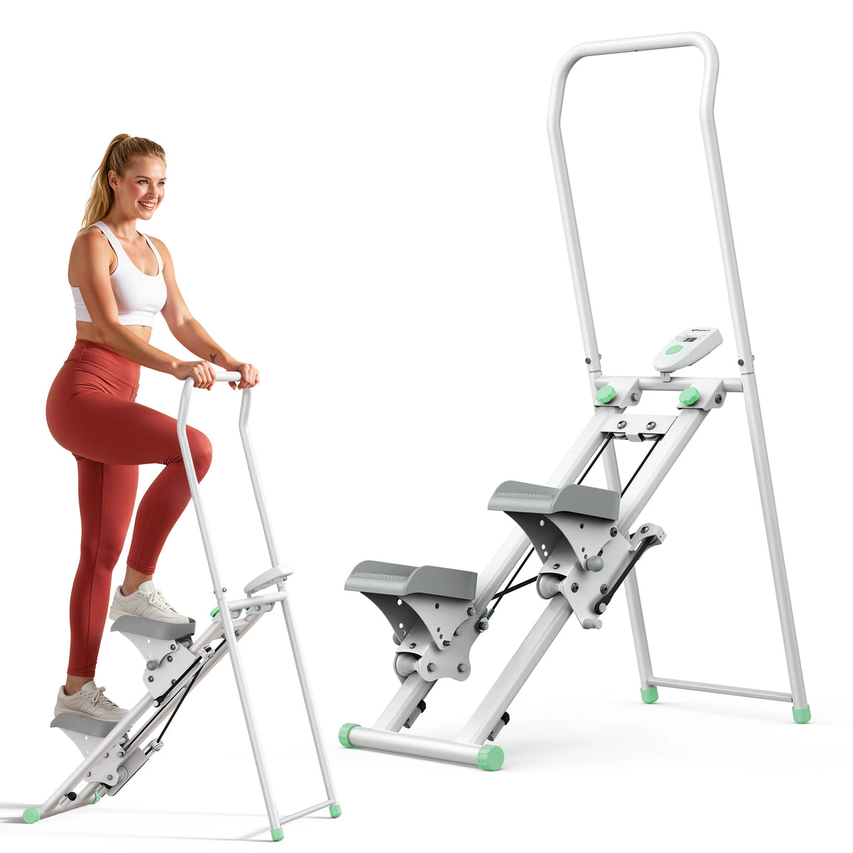 Merach Compact Folding Stair Stepper For Home Gym Full Body Workout