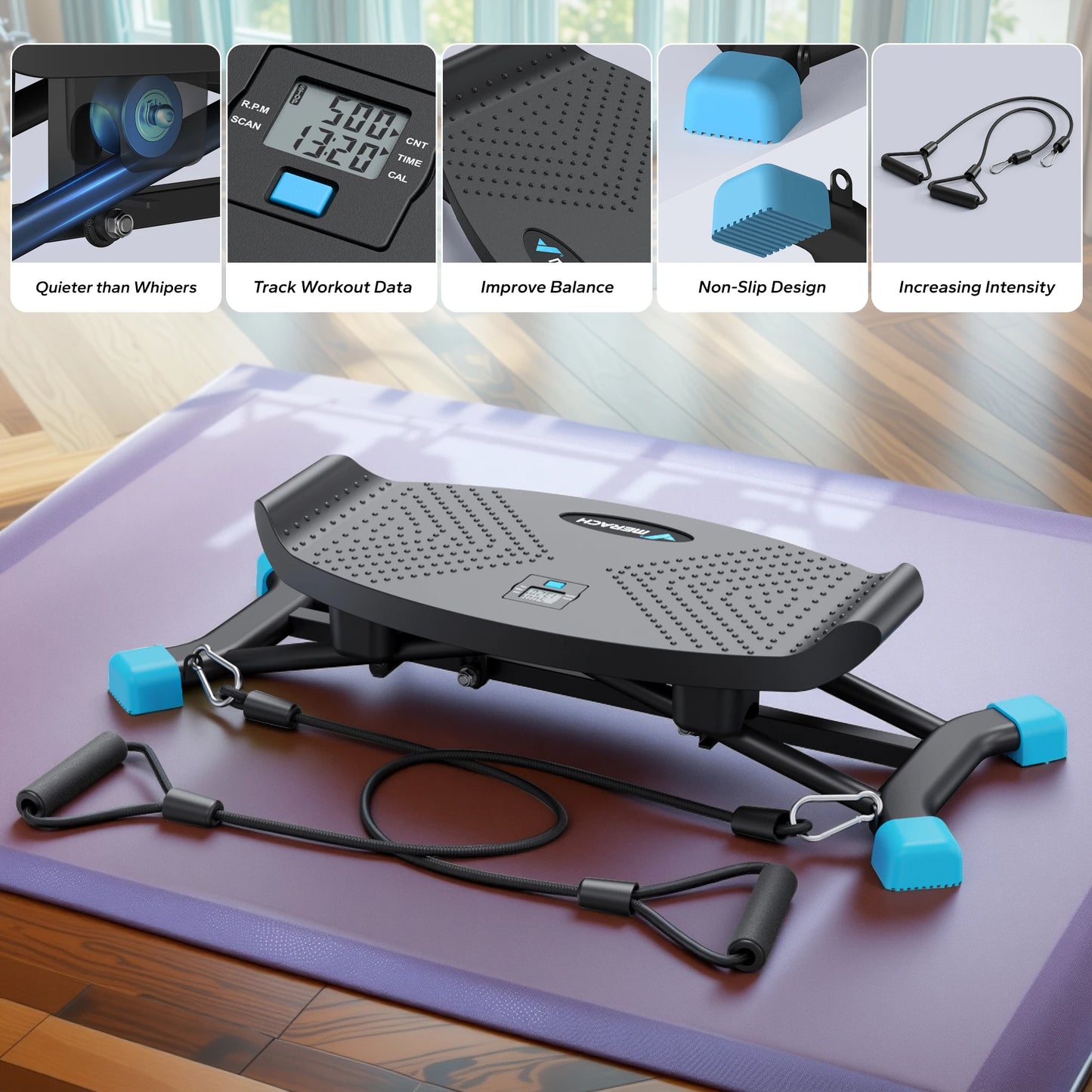 Merach Ski Machine Full Body Cardio Training Machine