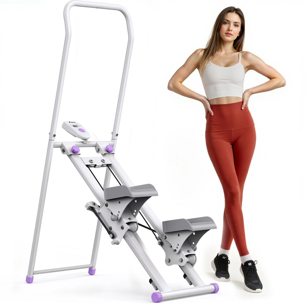 Merach Compact Folding Stair Stepper For Home Gym Full Body Workout