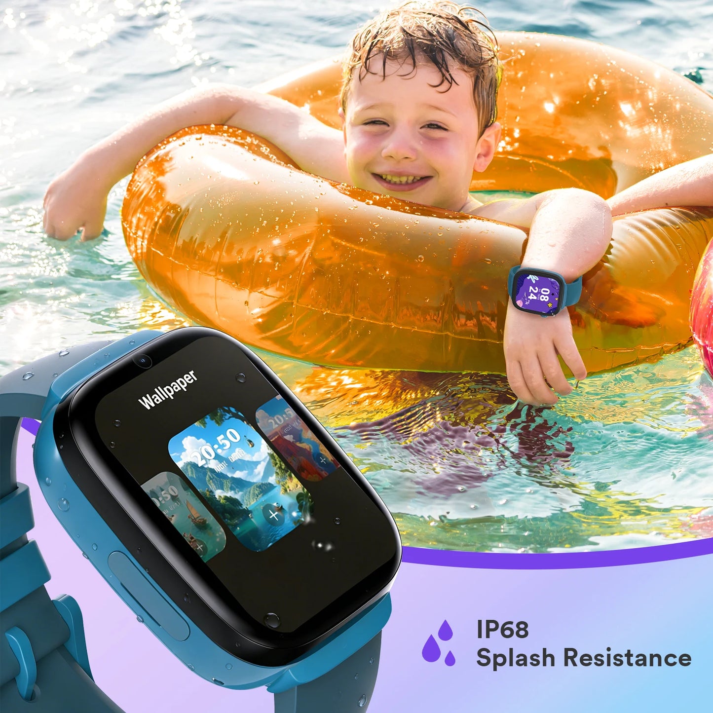EIOTMART 4G Kids Smartwatch GPS With SOS And Parental Controls