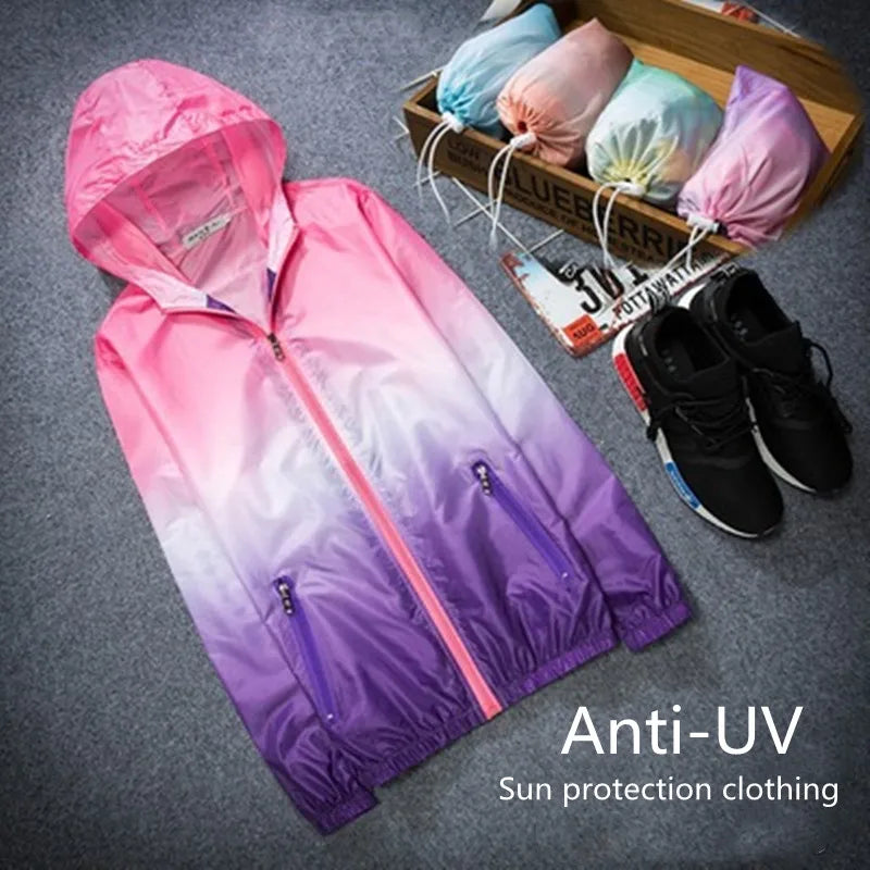 UV Protection Outdoor Windbreaker Jacket For Sun Safety