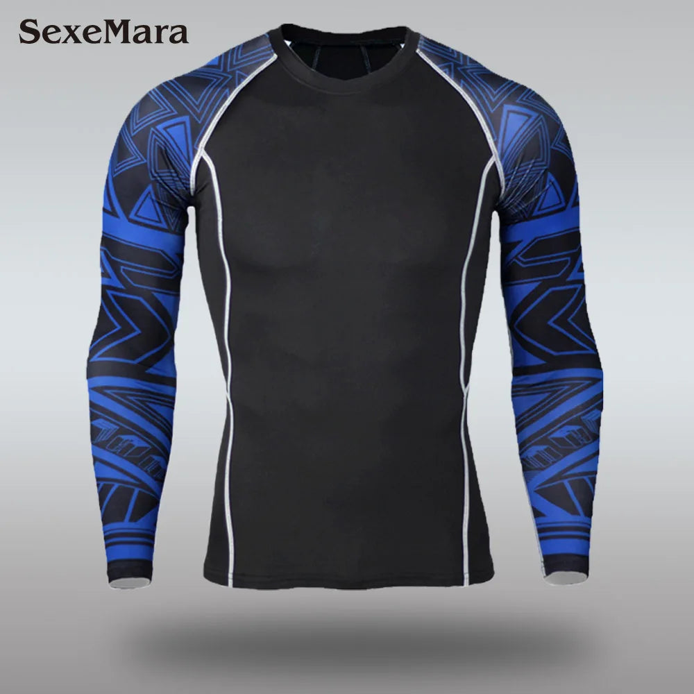 DaFeiBang Men's Thermal Underwear Set Compression Quick Dry