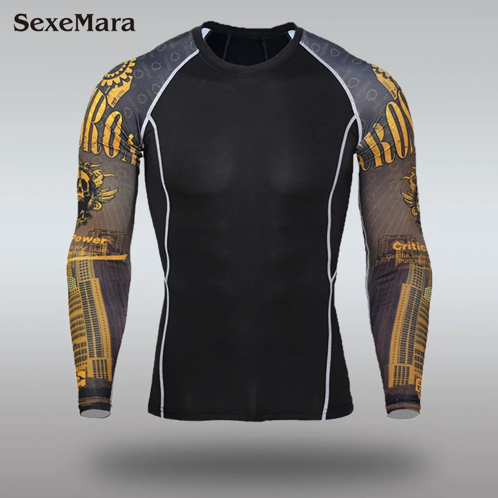 DaFeiBang Men's Thermal Underwear Set Compression Quick Dry