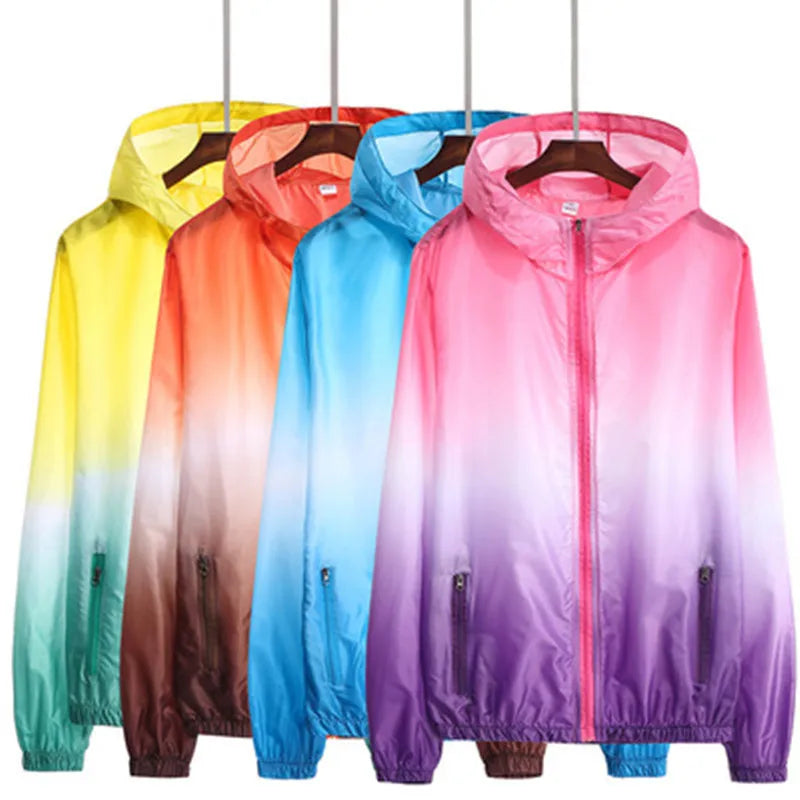 UV Protection Outdoor Windbreaker Jacket For Sun Safety