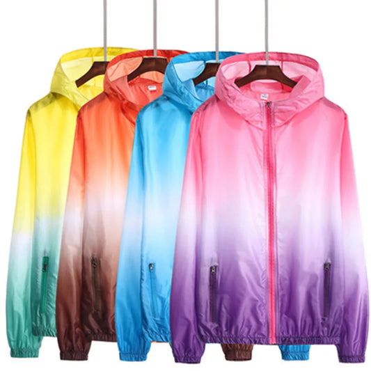 UV Protection Outdoor Windbreaker Jacket For Sun Safety