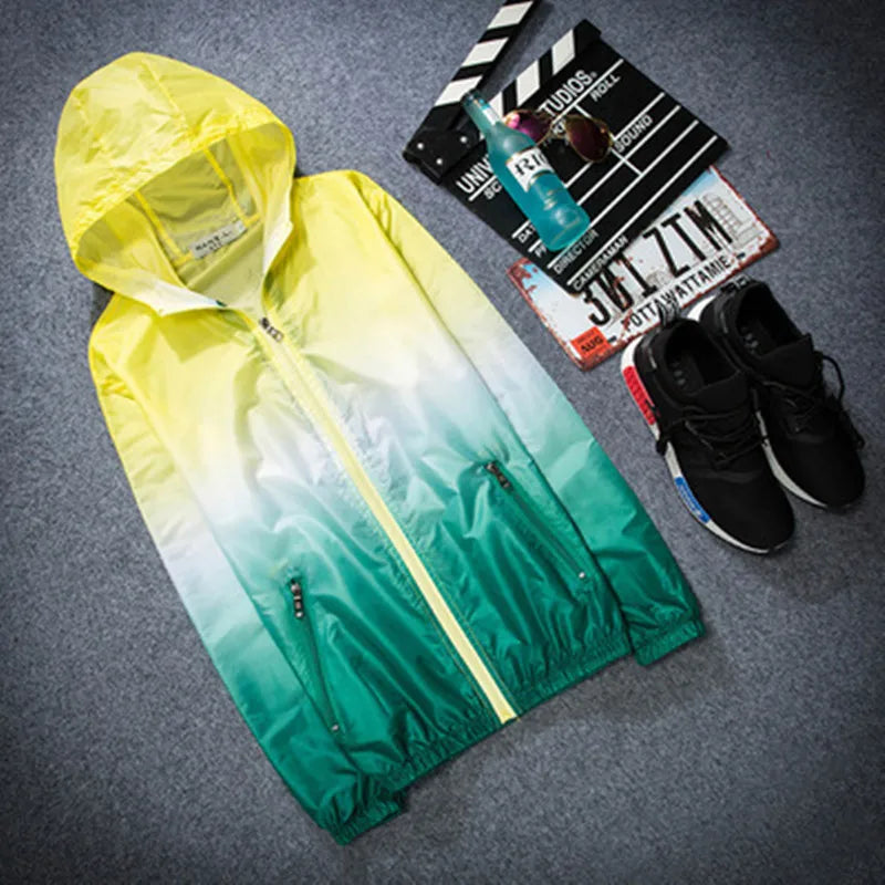 UV Protection Outdoor Windbreaker Jacket For Sun Safety