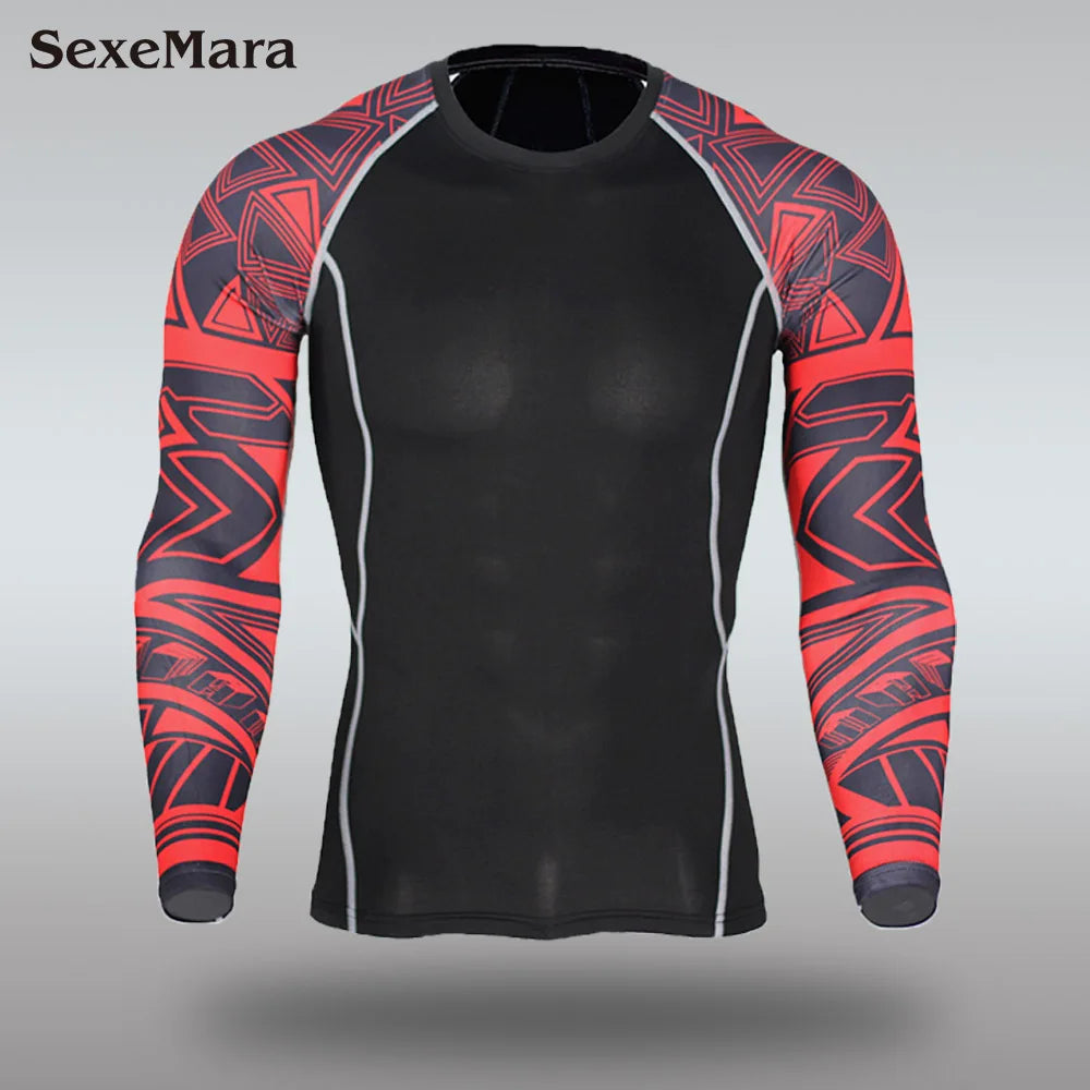 DaFeiBang Men's Thermal Underwear Set Compression Quick Dry