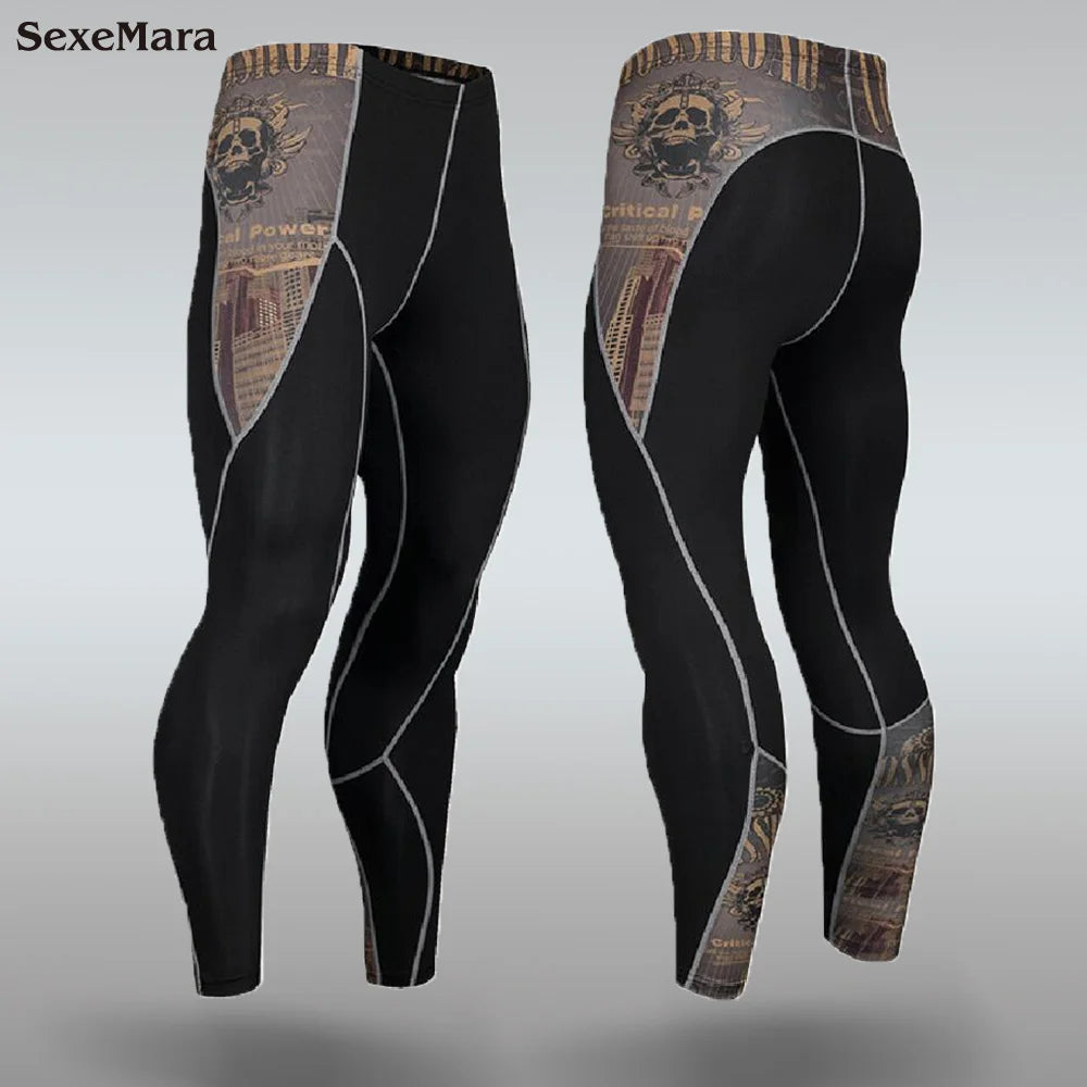 DaFeiBang Men's Thermal Underwear Set Compression Quick Dry