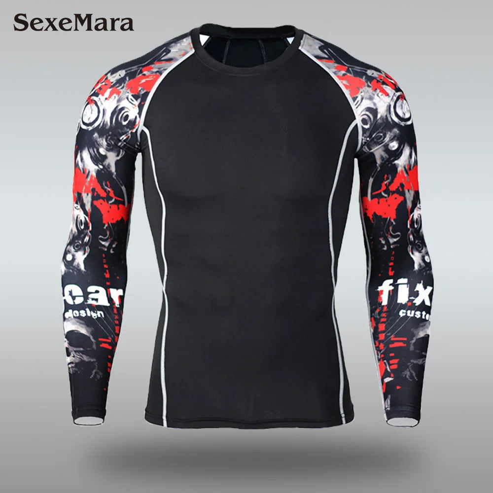 DaFeiBang Men's Thermal Underwear Set Compression Quick Dry
