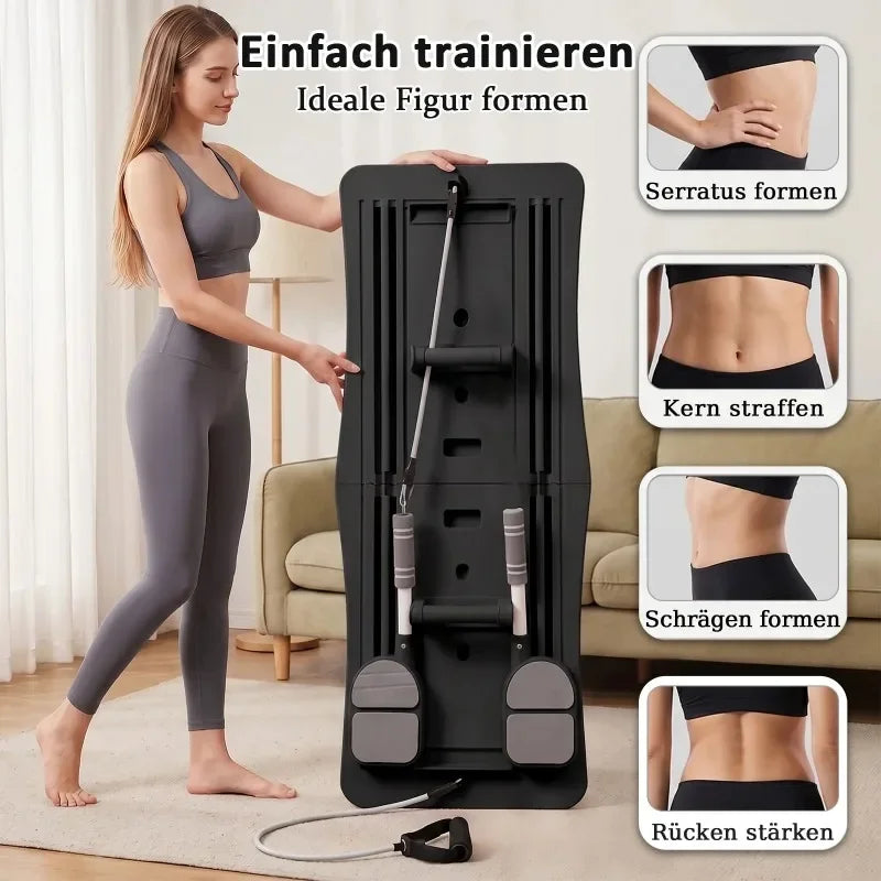 Foldable Pilates Board for Core and Full Body Home Workouts
