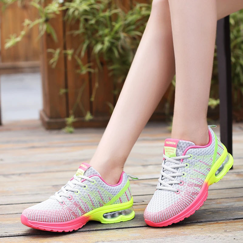 AZGB Women Running Shoes Breathable Athletic Sneakers Nonslip For Walking