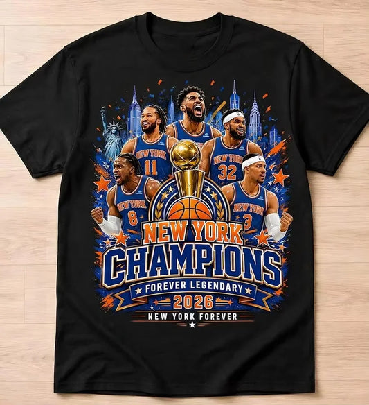 New York Knicks Basketball Champions Fan T-Shirt Gift