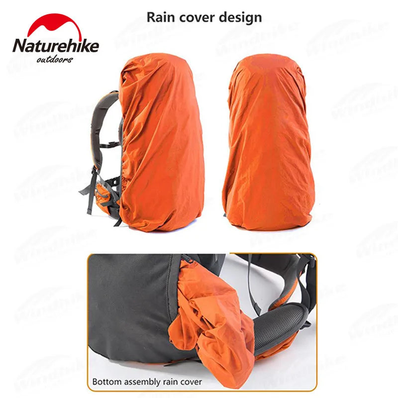 Naturehike Outdoor Hiking Backpack Rainproof With Rain Cover