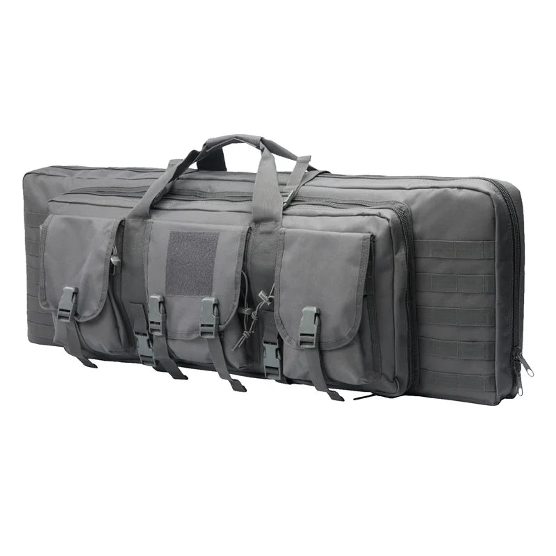 LQARMY Tactical Double Rifle Case Molle Bag Sniper Airsoft