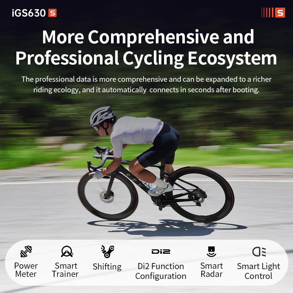iGPSPORT iGS630S Cycling Computer Dual Band Global GPS Signal Map Navigation Intelligent Climbing Planning Bicycle Accessories