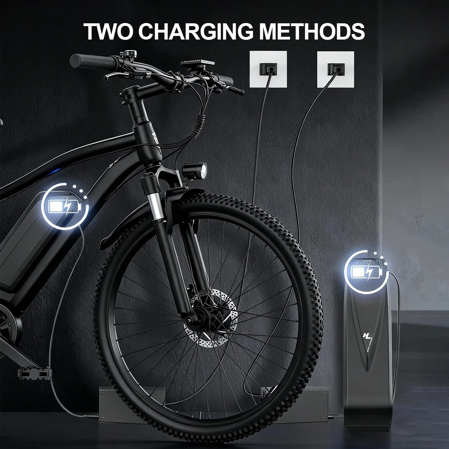 Toofly Electric Mountain Bike 48V 13Ah Removable Battery 500W