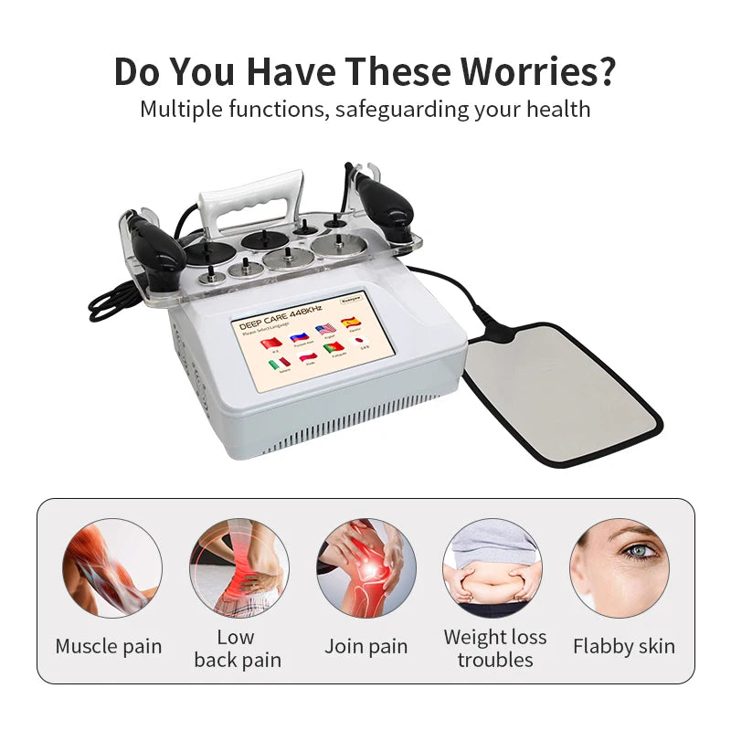 Upgrade 448K INDIBA Physical Technology Tecar Deep Warmth CET RET RF Microcurrent Relieves Muscle Soreness Massage Shaping and Weight Loss Device Burning Fat Tighten the Skin Promote Lymphatic Circulation