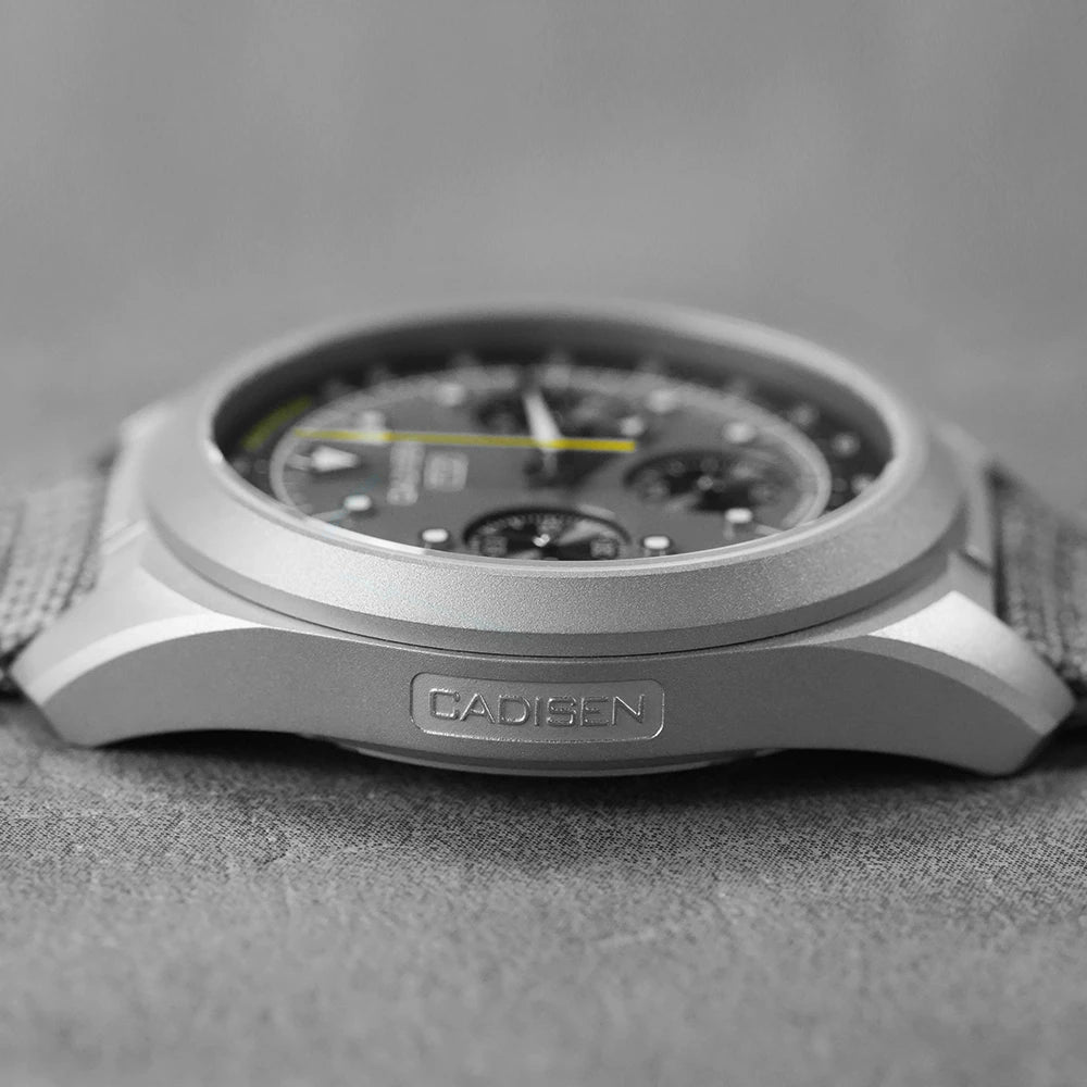 Cadisen Titanium Chronograph Quartz Watch With Sapphire Crystal