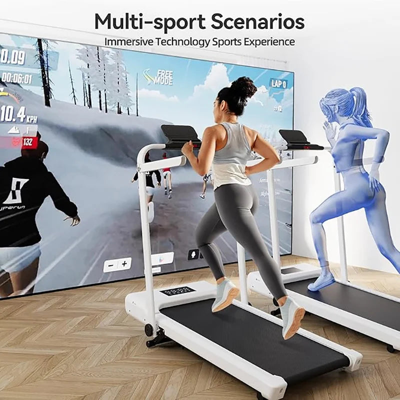 Superun Foldable Incline Walking Pad Treadmill for Home and Office