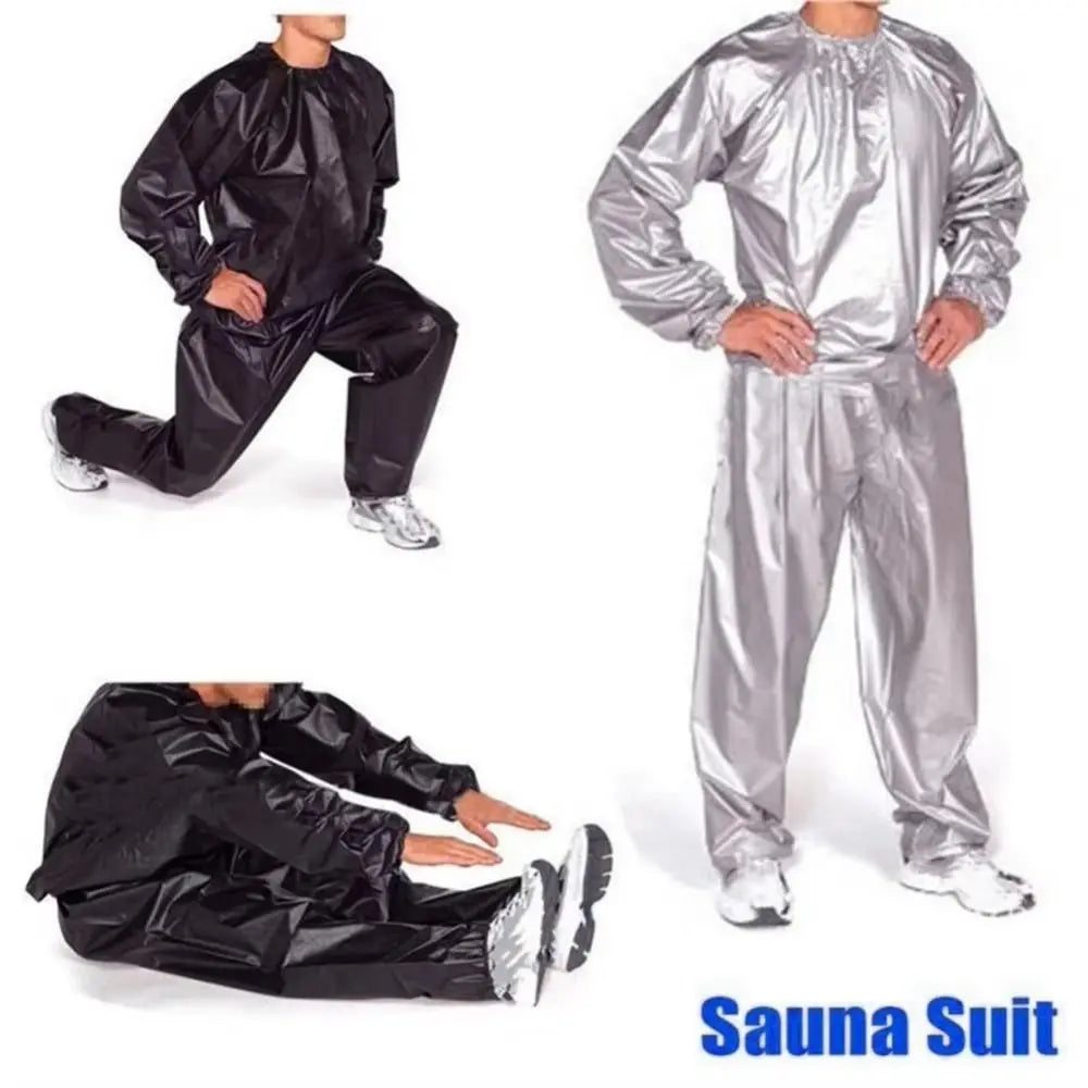 Men And Women Polyester Sauna Suit Fitness Sweat Suit Set